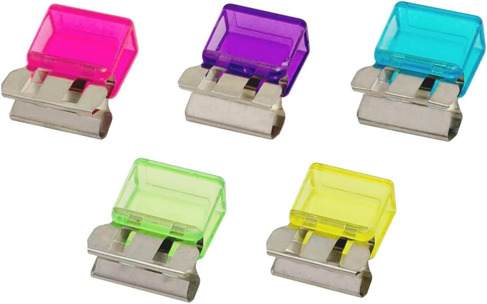 TOHKIN スライドクリップクリア SCC-S100M Sサイズ ミックス 100個入 書類整理