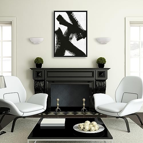 Designers Fountain 12.5 In 1-Light Contemporary Wall Mount Sconce Light With Paintable Ceramic White Shade, 6030-Wh #TOP1