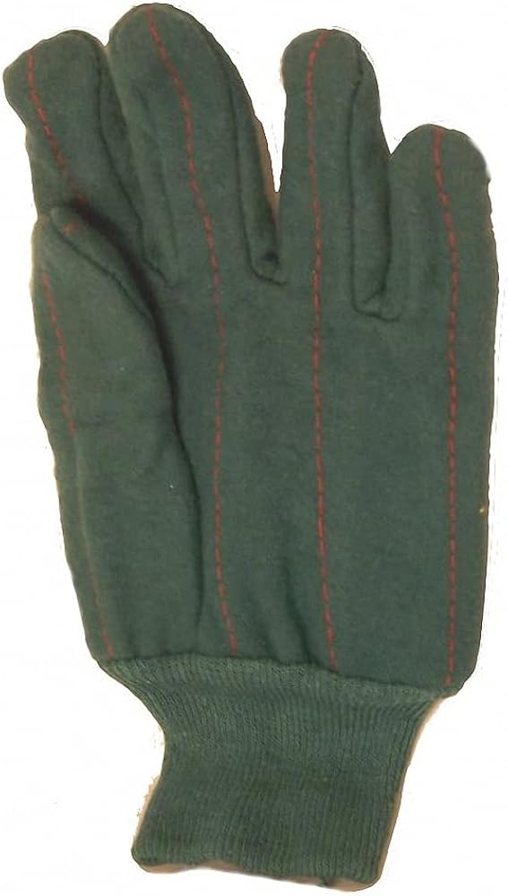 Heavy weight Green Chore Glove Dozen Pairs Tools & Home Improvement