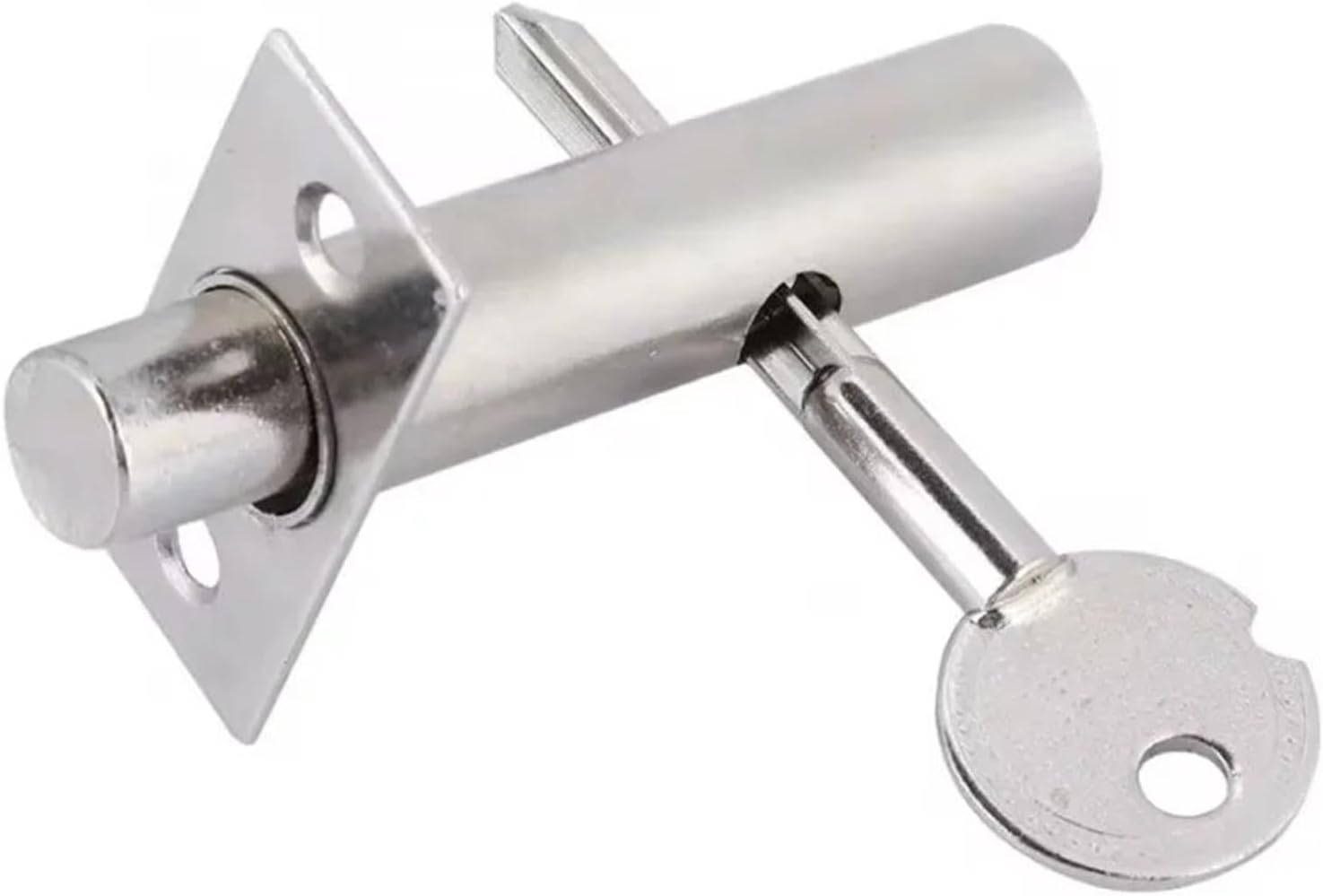 Invisible Mortise Door Lock Iron Pipe Well Escape Aisle Furniture Hardware Accessories 1Pcs