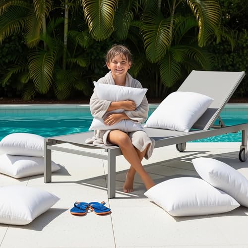image for Utopia Bedding Outdoor Pillow Inserts 18 x 18 Inches (Pack of 2, White