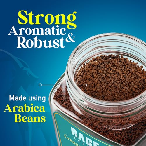 Image of Rage Coffee Silk Blend - Creamy Hazelnut Instant Coffee | Premium, Bold & Smooth Flavor | 120g Jar | 100% Arabica | Perfect for Hot & Cold Brews