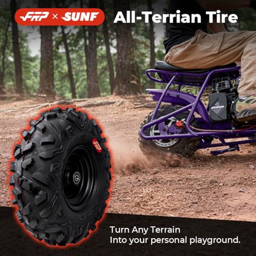Image of FRP GMB100 Performance 99CC 4-Stroke Mini Dirt Bike - Upgraded Hydraulic Brakes & Front Suspension Fork, 28MPH Off-Road Mini Bike with LED Headlight, Anti-Slip Seat, Supports 220LBS,Purple