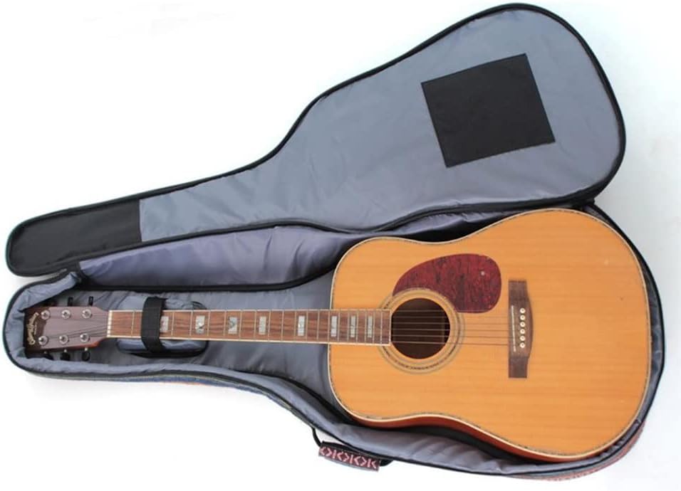 Electric Guitar Case Bag Vintage Knitting Classical Acoustic Oxford Fabric Backpack Carry