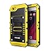 Produktbild Beeasy Handy Case Kompatibel mit iPhone 6 / 6S Wasserdicht Handyhülle Outdoor Stoßfest Militärstandard Schutzhülle mit Displayschutz Robust Metall Bumper Schutz Stürzen Stößen Heavy Duty Hülle Gelb