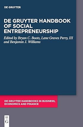De Gruyter Handbook of Social Entrepreneurship (De Gruyter Handbooks in Business, Economics and Finance)-Wow! eBook