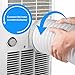 MEQHUO Portable Ac Hose, Portable Air Conditioner Hose Replacement, Universal Ac Exhaust Vent Hose, Diameter 5.9