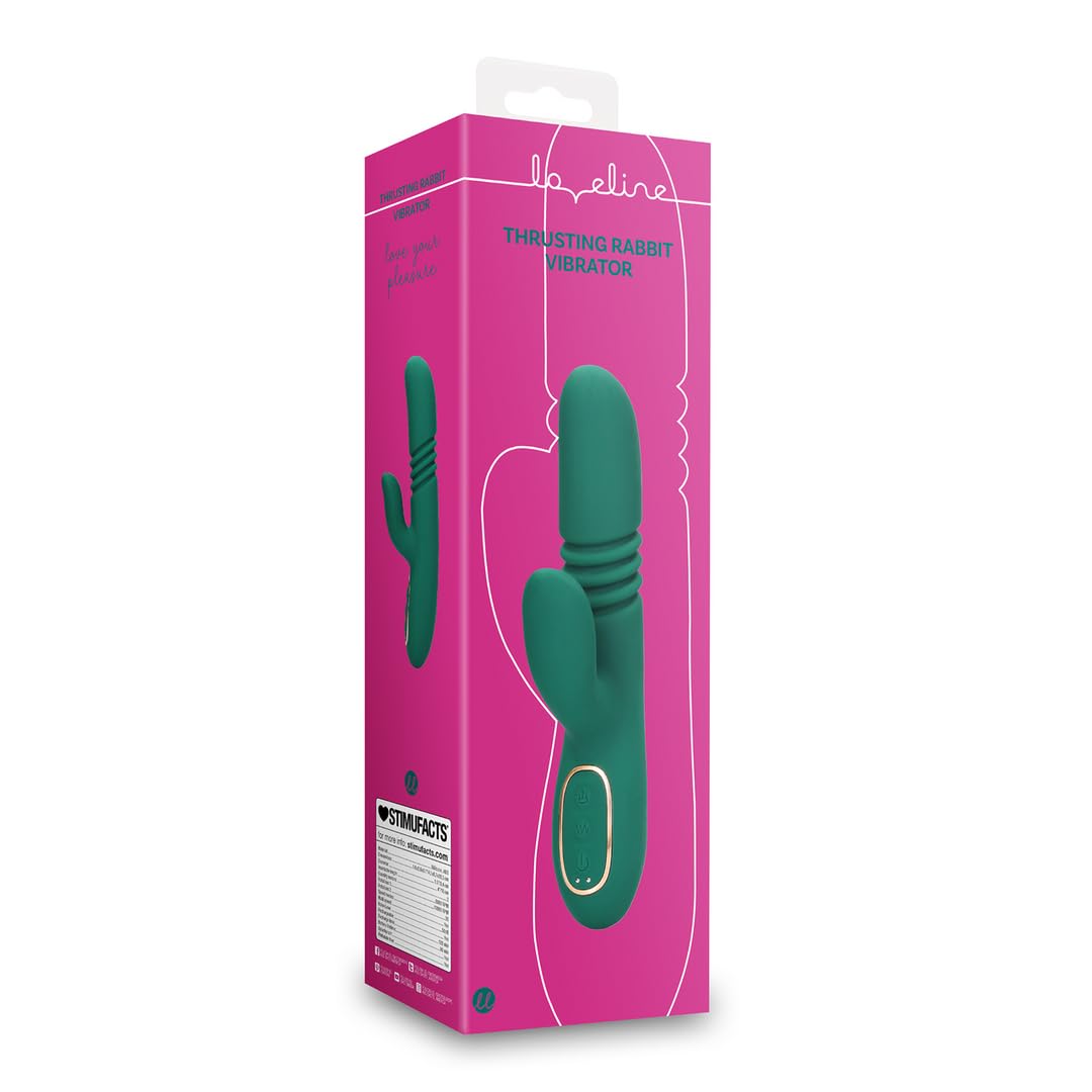 Loveline - Vibratore Coniglio Spinta e Riscaldante - Mare Antico
