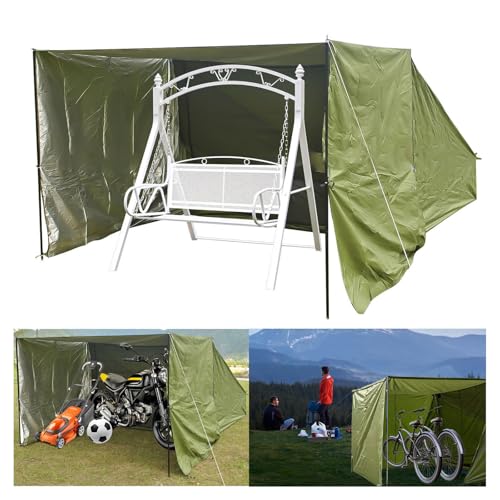 YSMSMZJK Casetta da Giardino con Tessuto Ombreggiante Rimovibile Box Biciclette Pieghevole E Facile da Riporre Garage Auto per Esterno Box Moto per Esterno