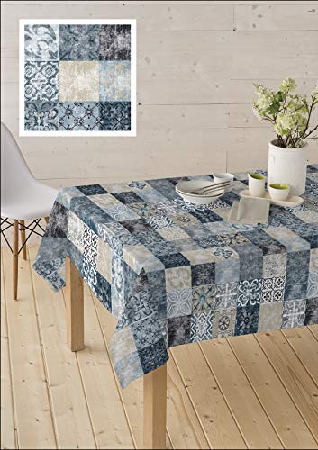 Home Imagine Mantel de Tela resinada Antimanchas Castillo 61 (140_x_100_cm)