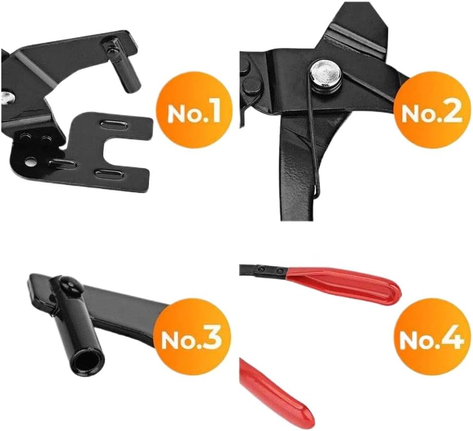 Car Exhaust Hanger Removal Plier Tool Compatible with Universal Car Exhaust Rubber Pad