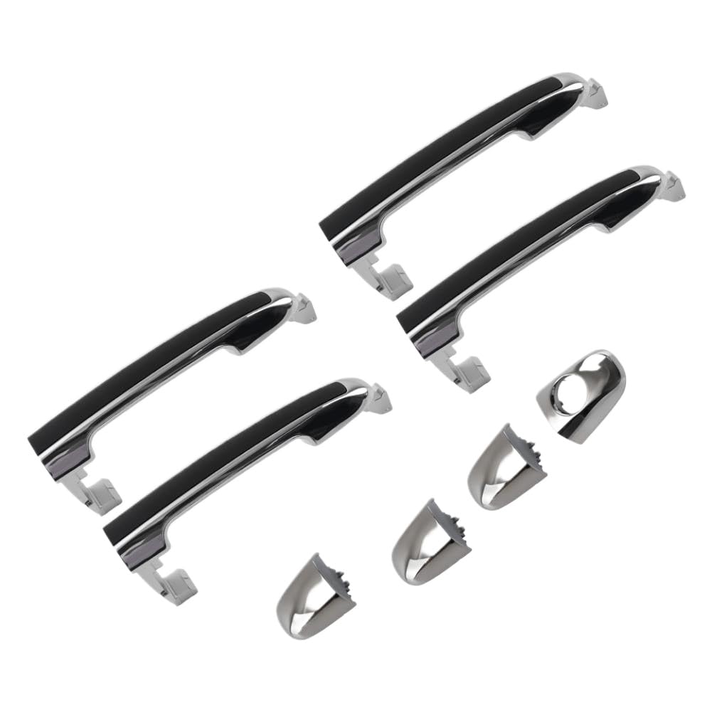 AKWOBHCT Front Outside Door Handle 82652-3K010 Left Right 4PCS Compatible with Sonata 2005-2010