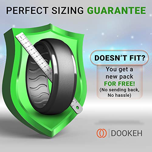 Image of Mens Silicone Wedding Band - Rubber Wedding Rings, Silicone Wedding Band