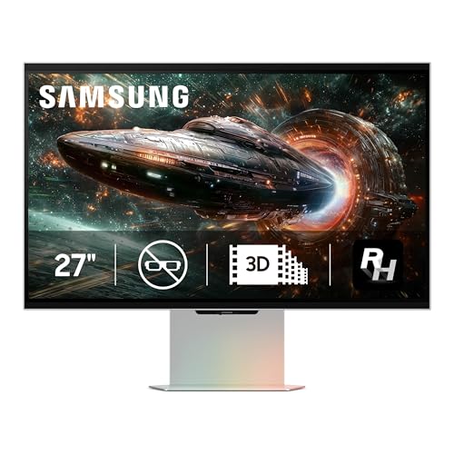 Image of Samsung LS27FG900XNXZA 27 Inch Odyssey 3D 4K 165Hz Gaming Monitor with 3 Year Amber Protection Plan (2025)