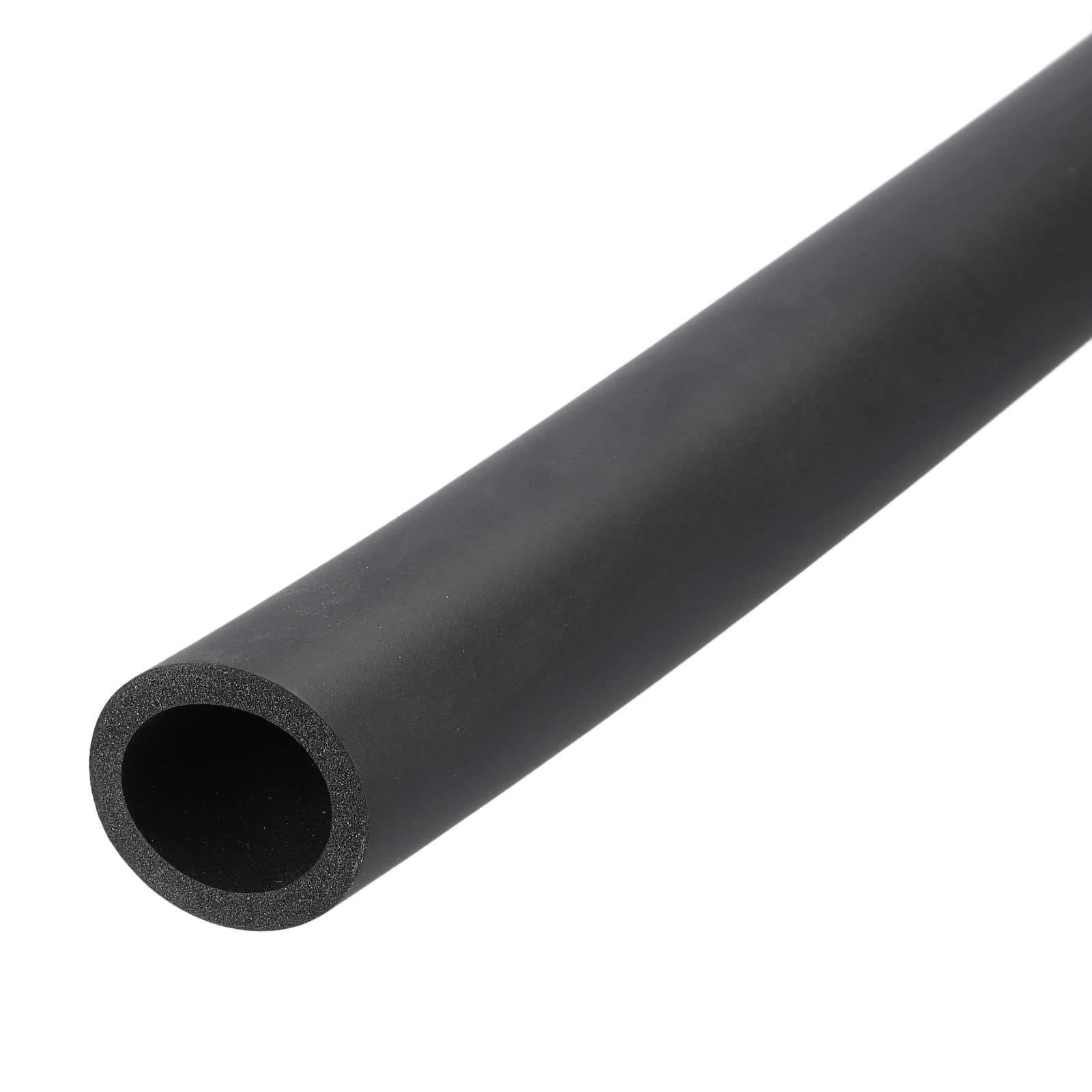 DMiotech 7/8" ID x 3/16" Thick 20" Pipe Insulation Tube Foam Grip Pipes Wrap Closed Cell Foam Tubing Non-Slip for Utensil Tools Handle Support,Black