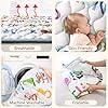 Beavtaens Baby Play Mat, 50x50 Playpen Mat with Super Soft Touch, Activity Mats with Upgraded Anti-Slip Bottom, Machine Washable Crawling Mats for Floor & Picnic (Animal Alphabets) #4