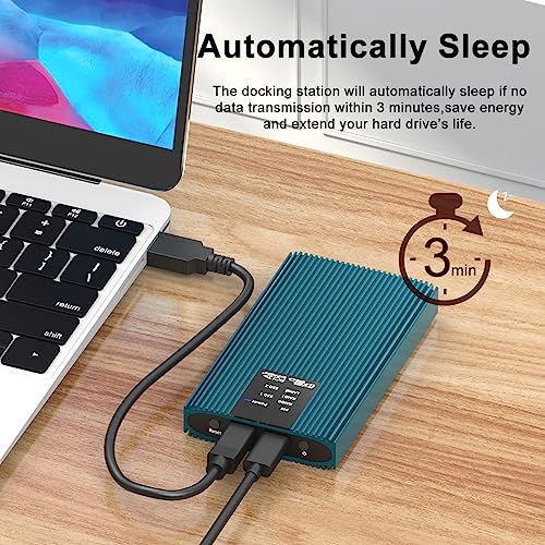 ISHEEP M.2 NVMe SSD Enclosure-PCIe to USB Adapter with RAID0/RAID1/LARGE/PM Support, Tool-Free Installation-Compatible with M-Key (B+M Key) & Sizes 2230/2242/2260/2280 SSDs.K2022R - Image 5