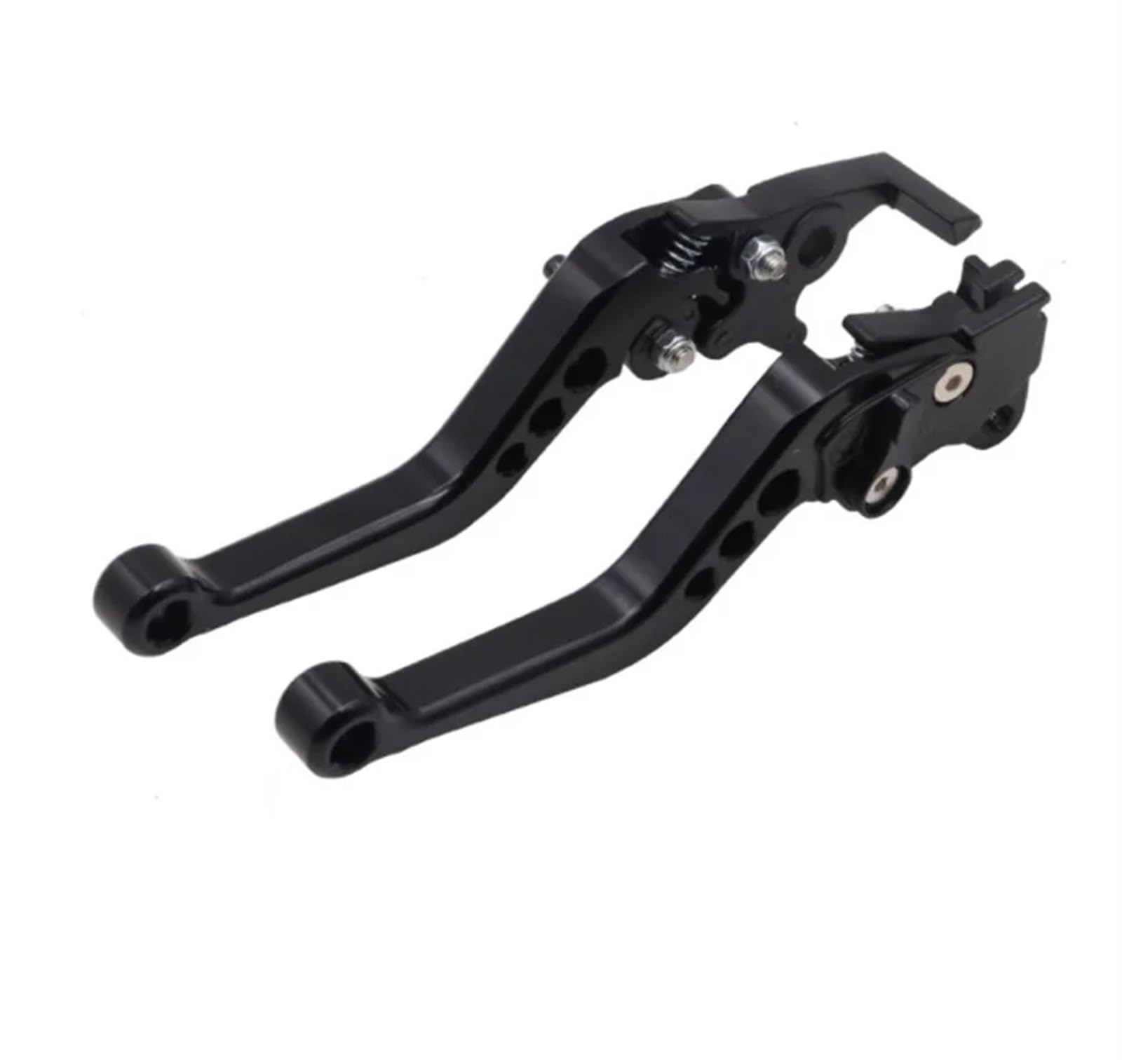 Hgatsfgd Black Handle Motorbike Cnc Alloy Clutch Drum Brake Lever Handle Adjustable Modification Universal Fit For Honda Fit Yamaha Brake Handle Motorbike Brake Levers(Black)
