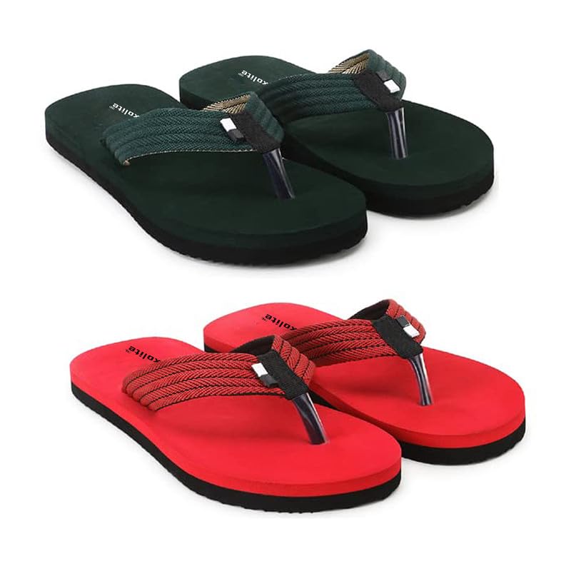Mexolite Men slippers | Soft comfortable and stylish flip flop slippers for Men in exciting colors |Lightweight | Anti Skid | Daily Use Chappal Pack of 2 (Multicolor) (B0D379RLQK) Amazon Price History, Amazon Price Tracker