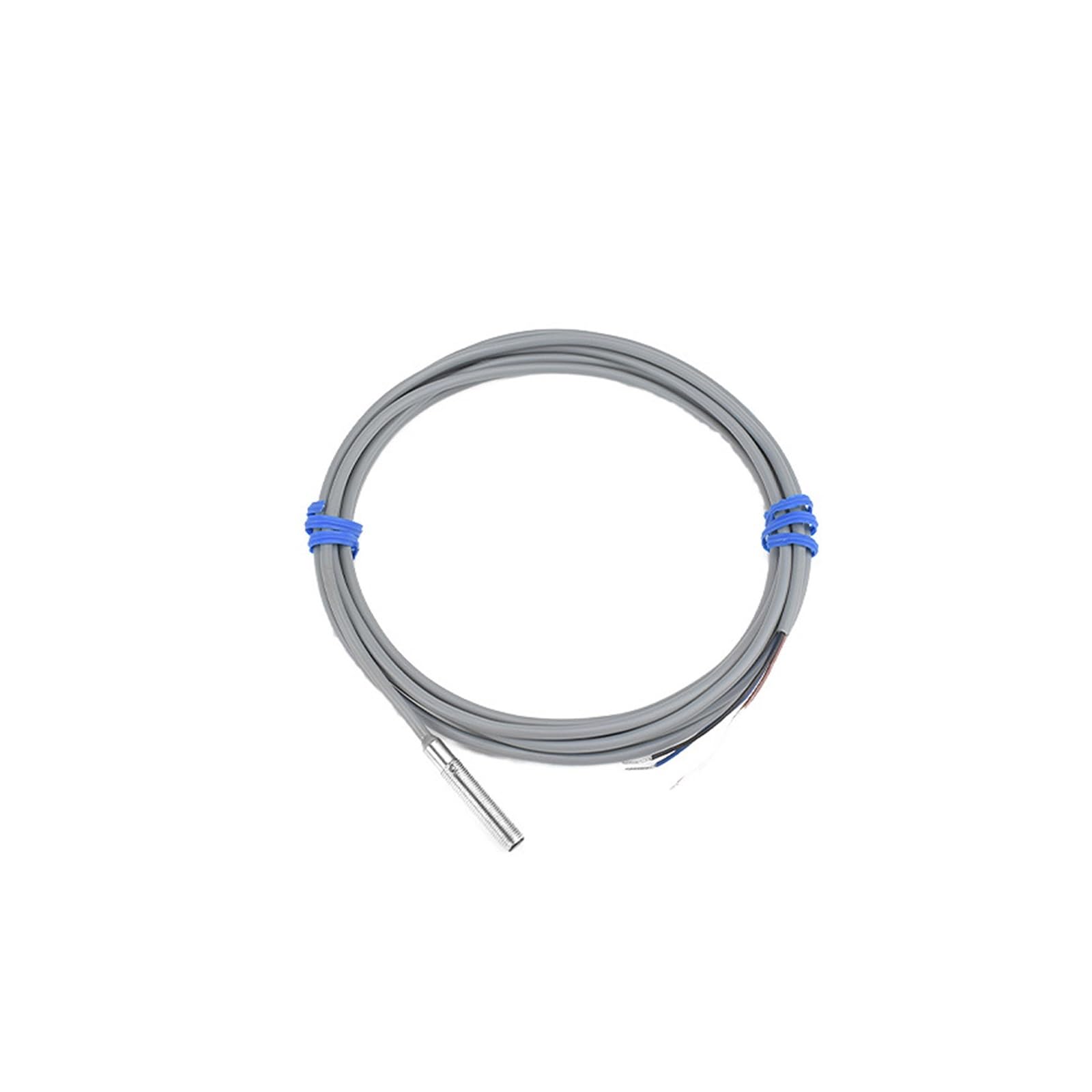 NOBIRTBSA M6 Stainless Steel IP67 mini inductive Proximity Sensor with NPN/PNP Output and Compact(M6 flush NPN NO-Sn:1.5mm)