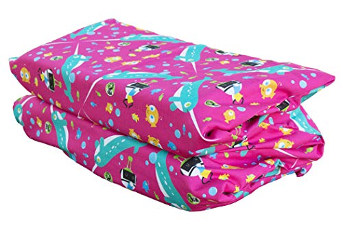 KinderMat PBS Kids Full Cover Sheet, Pillowcase Style Sheet Fits Basic