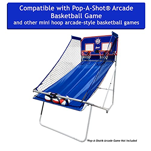 Botabee Mini Basketball Set Of 3 For Pop A Shot | Durable, Anti-Slip Grip | Size 3, 7" Junior Basketballs For Indoors, Outdoors & Arcade Basketball Games | Compatible With Pop Arcade (Red/White/Blue) #TOP3