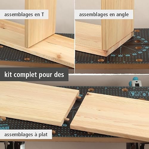 Wolfcraft 4645000 Coffret d'Assemblage Bois pour Tourillons 6, 8 et 10 mm – vue 3