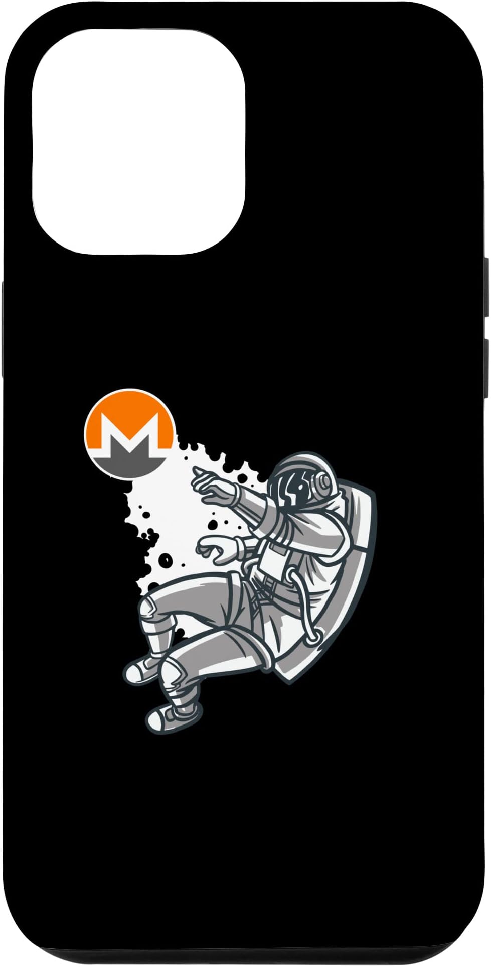 iPhone 12 Pro Max Monero XMR Crypto Space Man Moon Astronaut Cryptocurrency Case