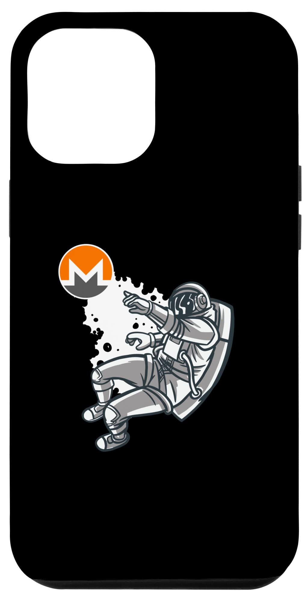 iPhone 12 Pro Max Monero XMR Crypto Space Man Moon Astronaut Cryptocurrency Case