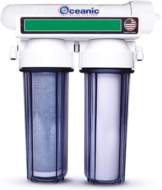 3 Stage - Hydroponics Reverse Osmosis Water Filtration System | 75 GPD | Manual Flush - Water Purifier for Indoor or Outdoor Garden Use