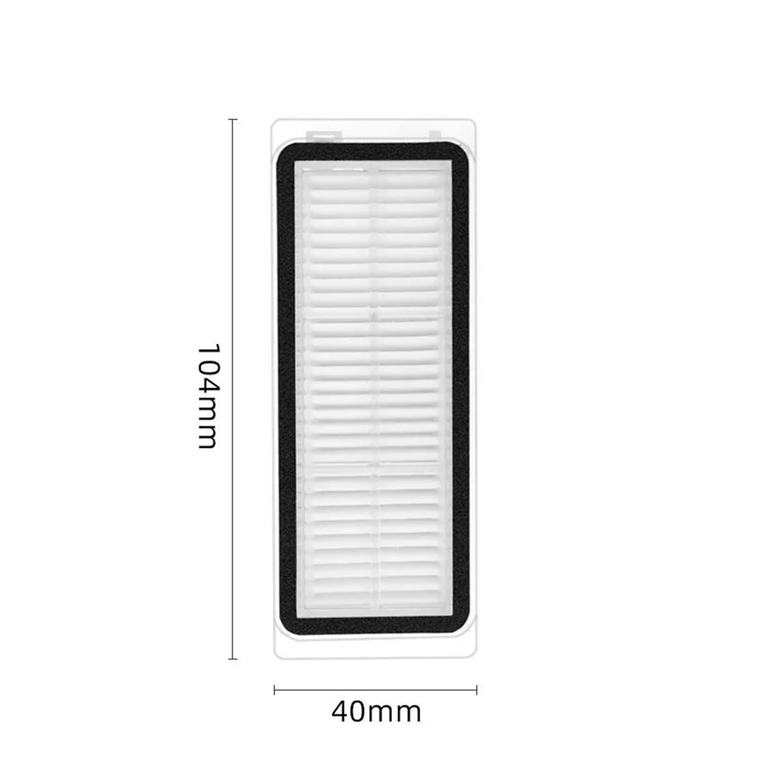 Compatibile con Dreame Bot L10 Prime / L10s Pro Accessori spazzola laterale principale Hepa filtro mop panno robot pezzi di ricambio (2 pezzi)