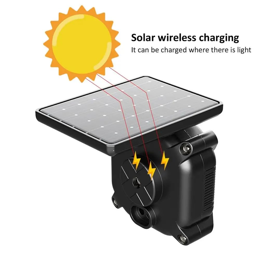 Moto TPMS Solar Power Tire Pressure Monitor in tempo reale di monitoraggio della pressione dei pneumatici Sensore di temperatura durevole