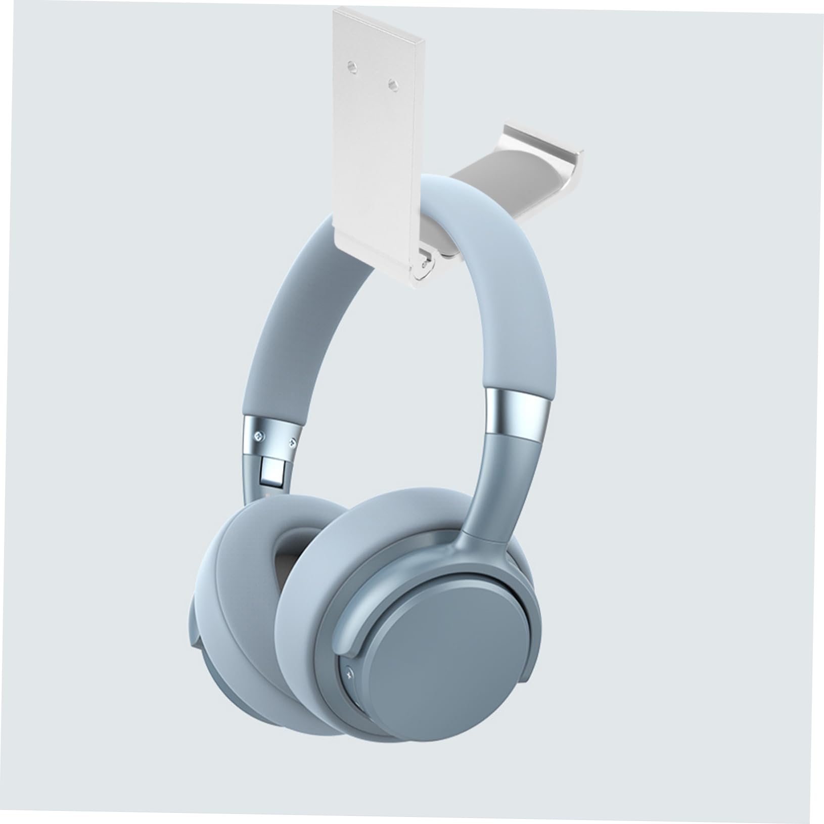 HOMSFOU 4sätze Aluminium Kopfhörerständer Halterung Für Headsets Stabil Und Langlebig Tragkraft Zur Aufbewahrung Und Organisation Von Gaming Kopfhörern Silberfarben