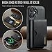 Phone Flip Cases Wallet Case Compatible with iPhone 16 Plus Case Wallet Compatible with Men Women, Wireless Charging Detachable Magnetic Wallet Phone Case with Card Slot Holder, RFID Blocking Flip Kic