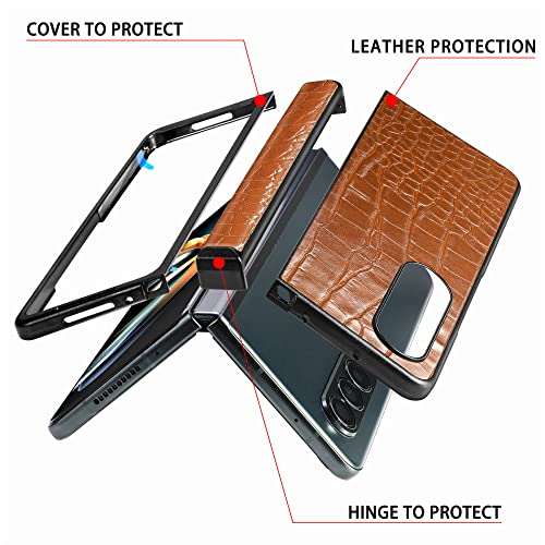Évitez les rayures : coque Samsung Galaxy Z Fold 4 fine avec charnière intégrale