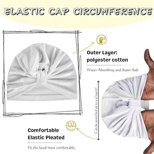 Image of ANNACREATIONS Premium Soft Bow Head Wrap Super Stretchable Headband Hair Accessories For Baby Girls
