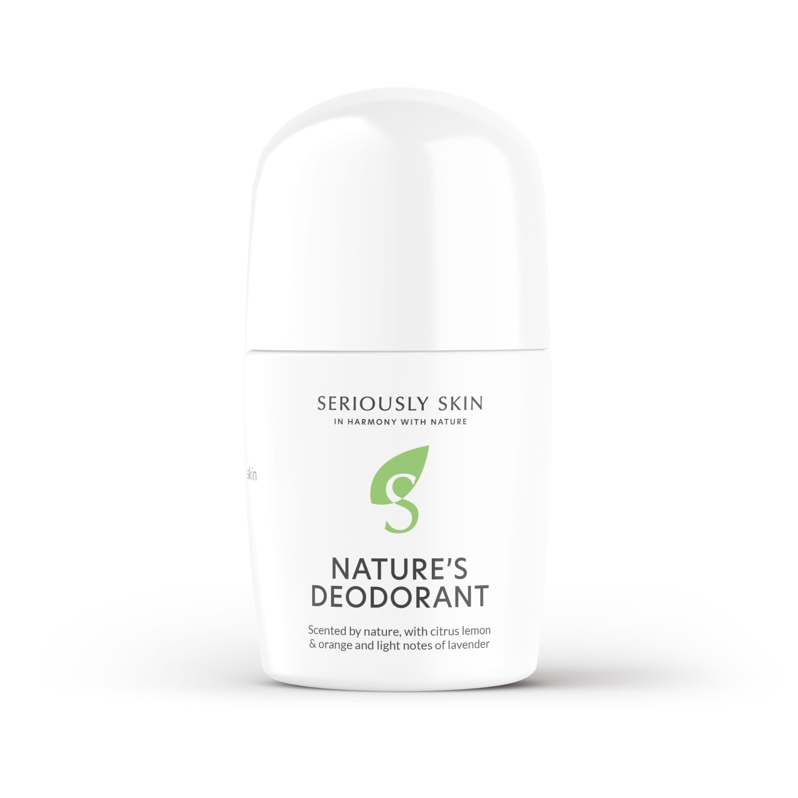 100% Natural Roll-On Deodorant – 50ml – Aluminium-Free, Lavender & Lemon Scent – Antimicrobial, Antibacterial, Antioxidant – Suitable for Vegetarians