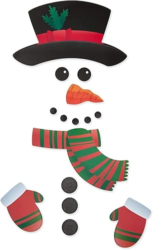 Okuna Outpost Construye tu propio muñeco de nieve imanes para refrigerador (15 piezas) disponible en Yaxa Mexico