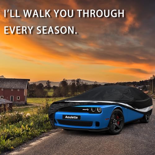 Image of Dodge Car CoverCustom-Fit Car Cover for Dodge Charger, Waterproof All-Weather Car Cover, Lightweight Full Exterior Cover for Outdoor Protection Against Sun, Rain, Dust, Snow, and Wind.