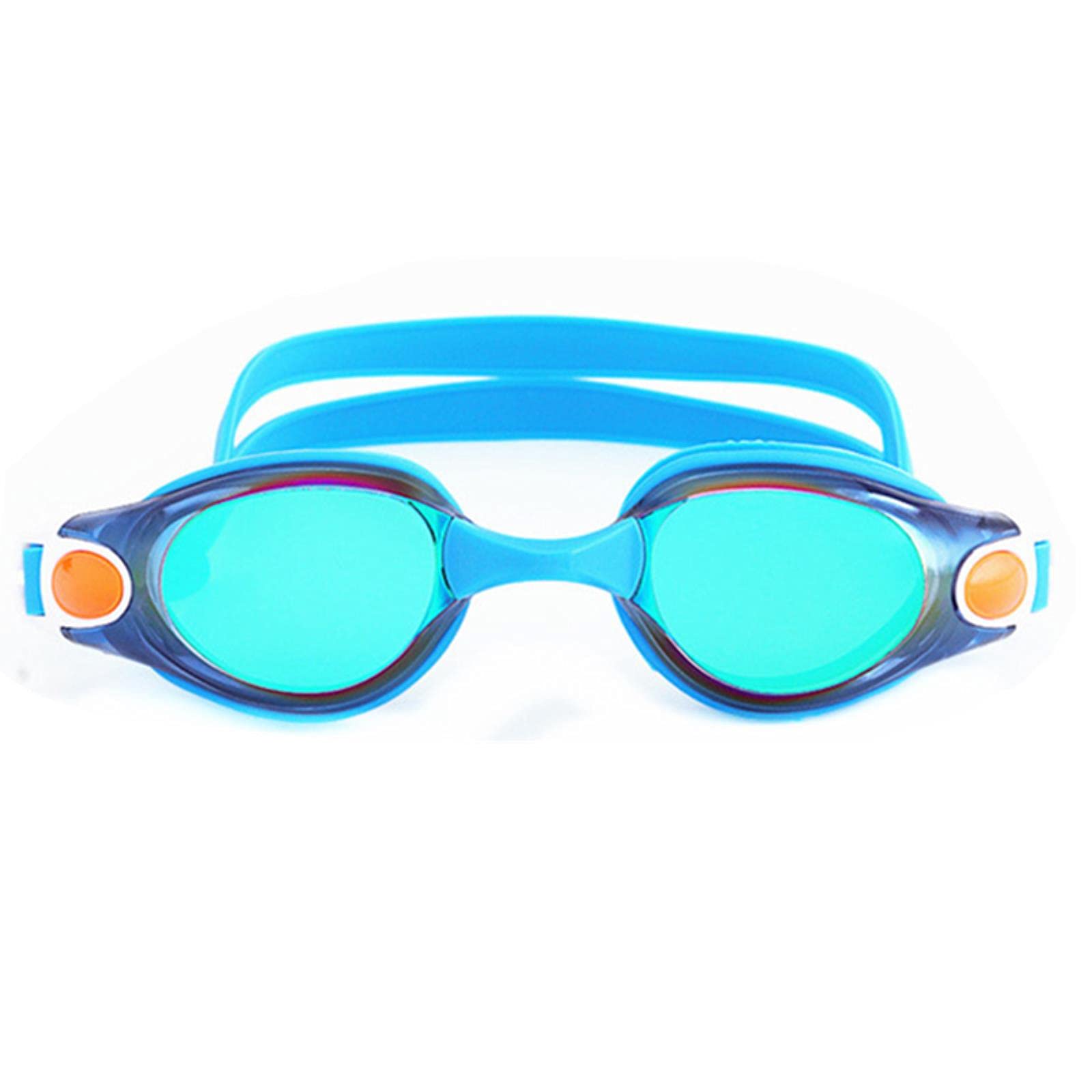 gafas, Gafas de natación for hombres y mujeres, antivaho, con prescripción UV, impermeables, silicona, ajustables, for piscina, for adultos, gafas buceo