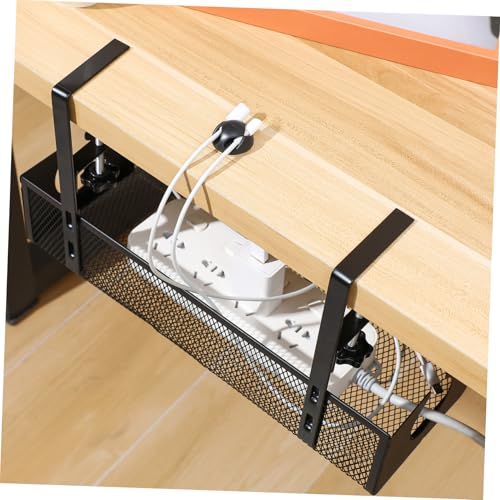 Organizador COHEALI para debajo del escritorio, bandeja para almacenamiento ordenado de cables, ahorra espacio para uso en casa miniatura 7