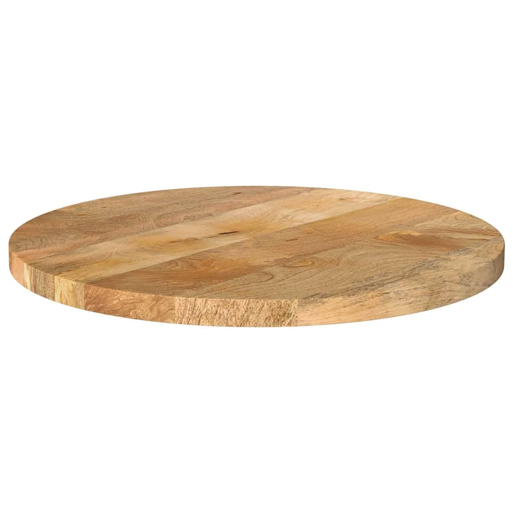 Vidaxl (Solid Mango Wood, 40 X 2.5 Cm) Table Top Replacement Board Dining Table Top Wooden Furniture Top Round