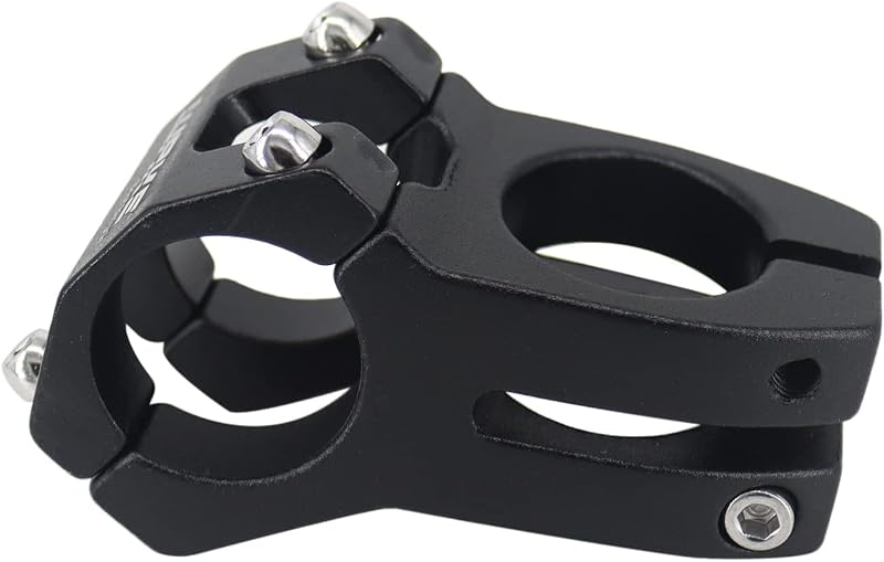 Pipă ghidon MTB PLATTBK 31,8 mm, 45 mm, scurtă, 0 grade, aliaj de aluminiu, pentru bicicletă montană, cursieră, BMX