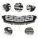 Chrome Front Bumper Center Grille Fit for Cruze 2015 Fit for Cruze Limited 2016,ABS Black w/Chrome Grille Assembly Replace ，Not Compatible LTZ Models