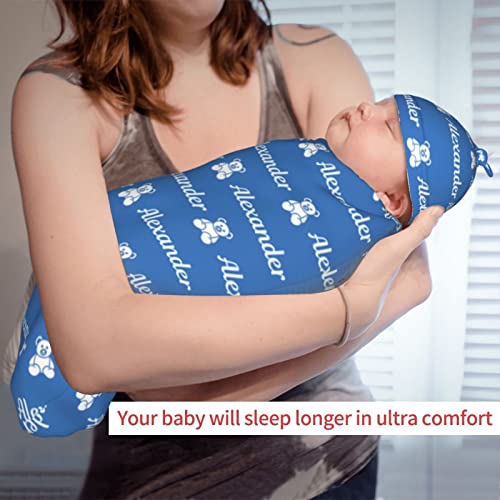 Personalized Baby Blankets For Girls Boys Personalized Baby Swaddle And Hats Custom Baby Blankets For Girls Boys Baby Boy Blankets Personalized Baby Gifts Personalized Baby Items (Names & Icons) #TOP3