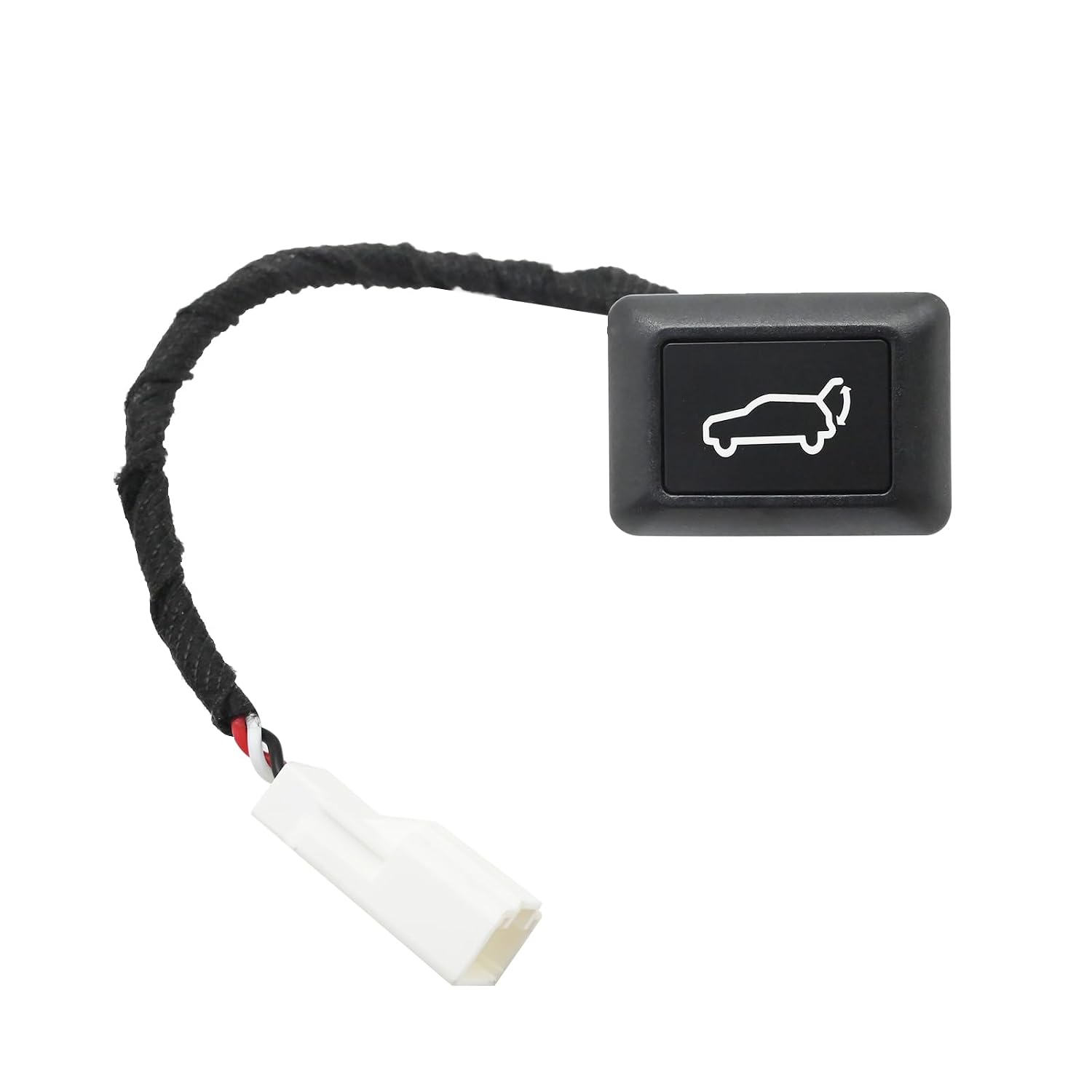 Car Trunk Release Switch, Electric Tailgate Trunk Release Switch, Trunk Switch Button with Harness, Replacement for 12V Trunk Models