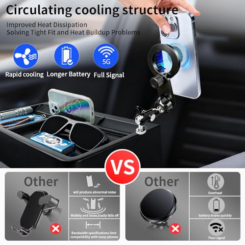 HJMGDN Car Phone Holder Mount for Nissan Pathfinder 2022-2025 Accessories by HJMGDN - Used condition - Image 8