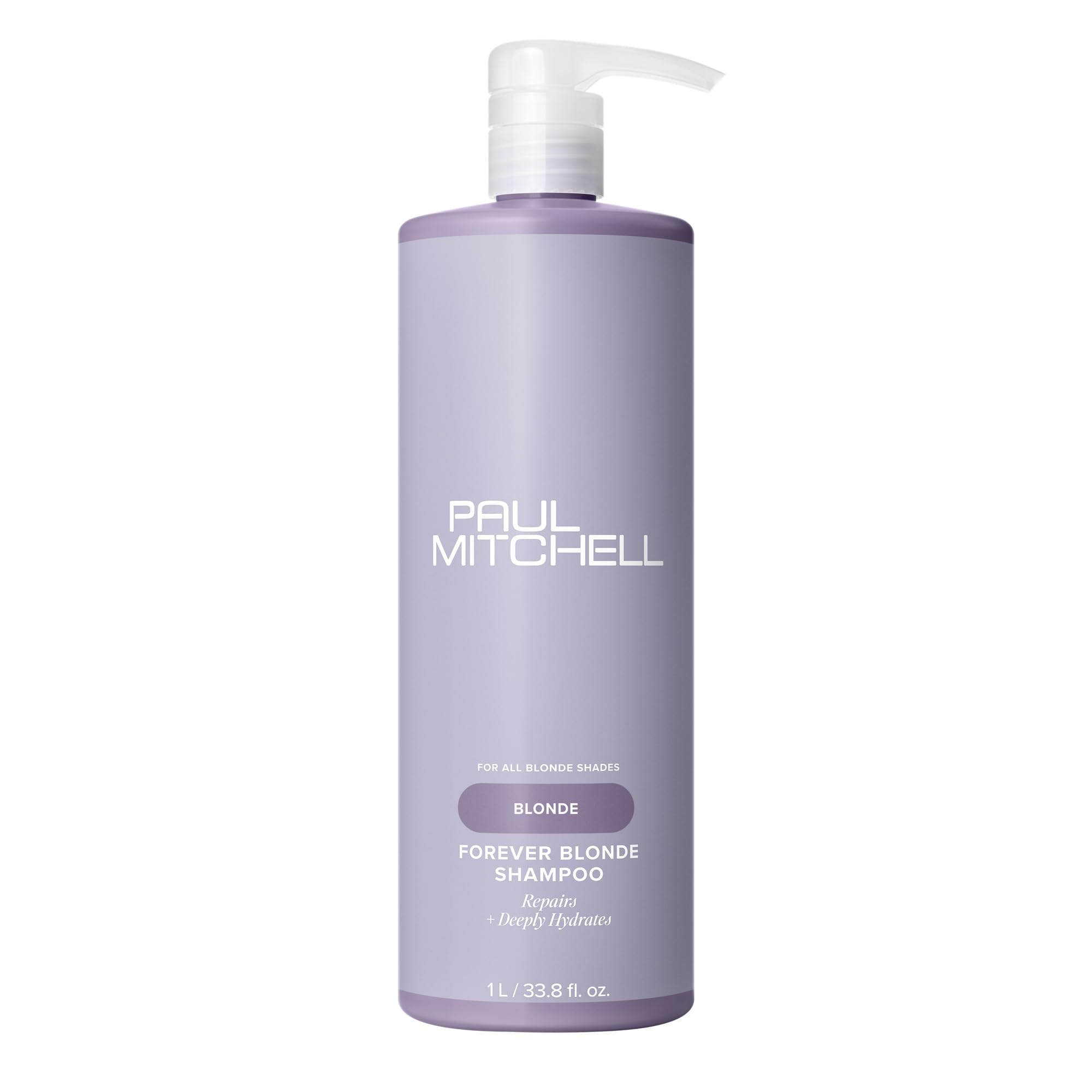Paul Mitchell Forever Blonde Shampoo, repariert und spendet tiefe Feuchtigkeit, ideal für gebleichtes und aufgehelltes Haar, 1000 ml