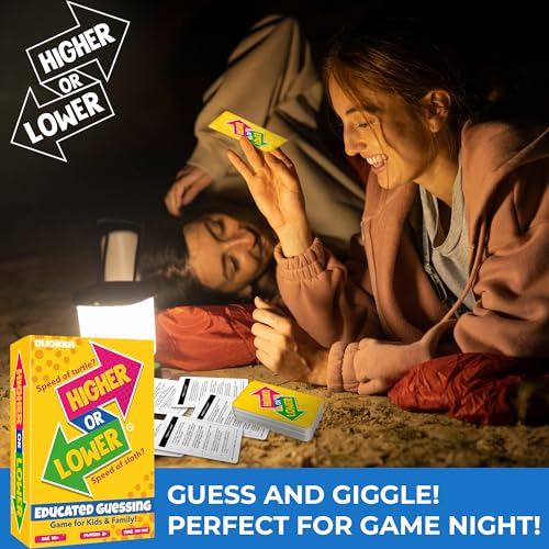 QUOKKA Board Game for Kids 8-12 - Family Card Game for Kids and Adults - Higher or Lower | Guess Fun Questions | Easy to Learn | 2 + Players - Challenge Game for Family Night - Image 6