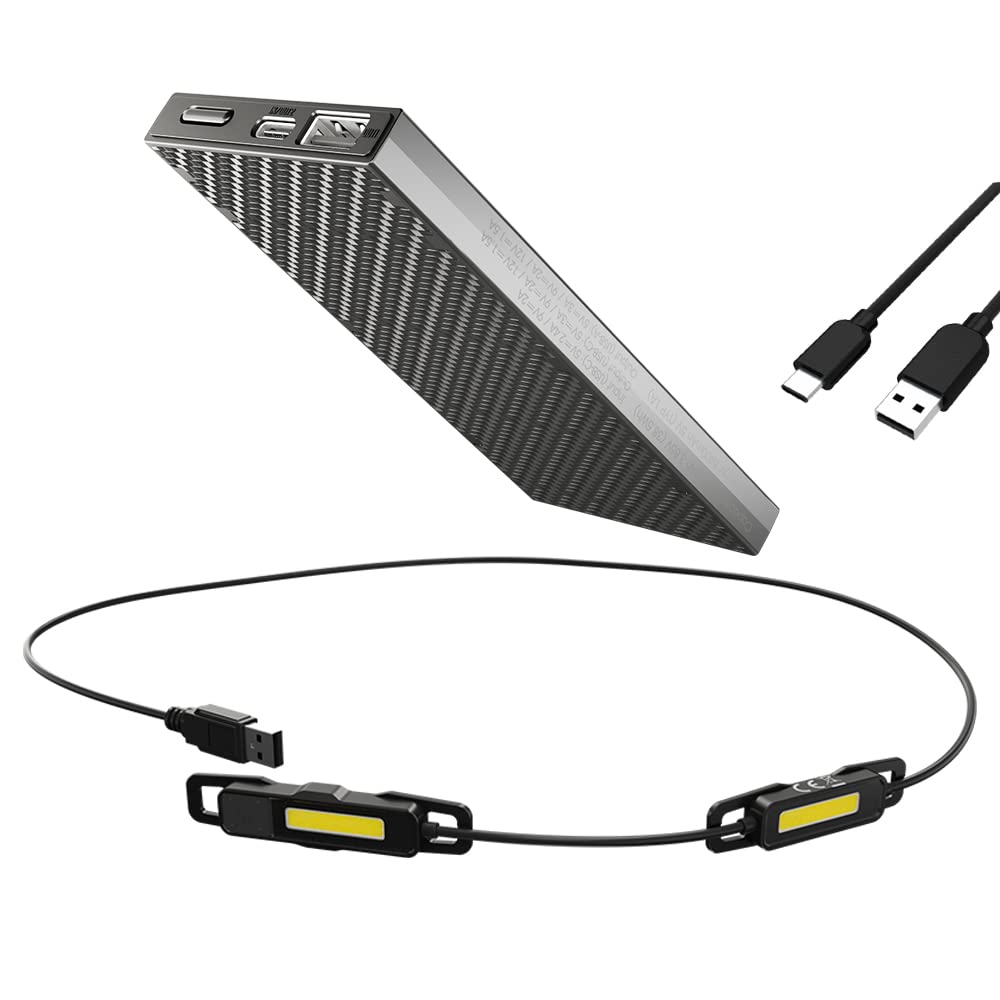 Jogging Compan : Nitecore UT05 Waist light 400 Lumens w/Lightweight Nitecore NB10000 10,0000mAh PowerCharger
